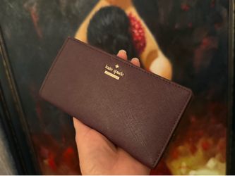 kate spade Plum Leather Wallet
