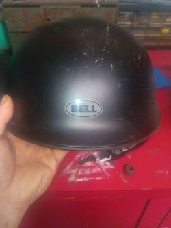 A Bell dot Motorcycle helmet