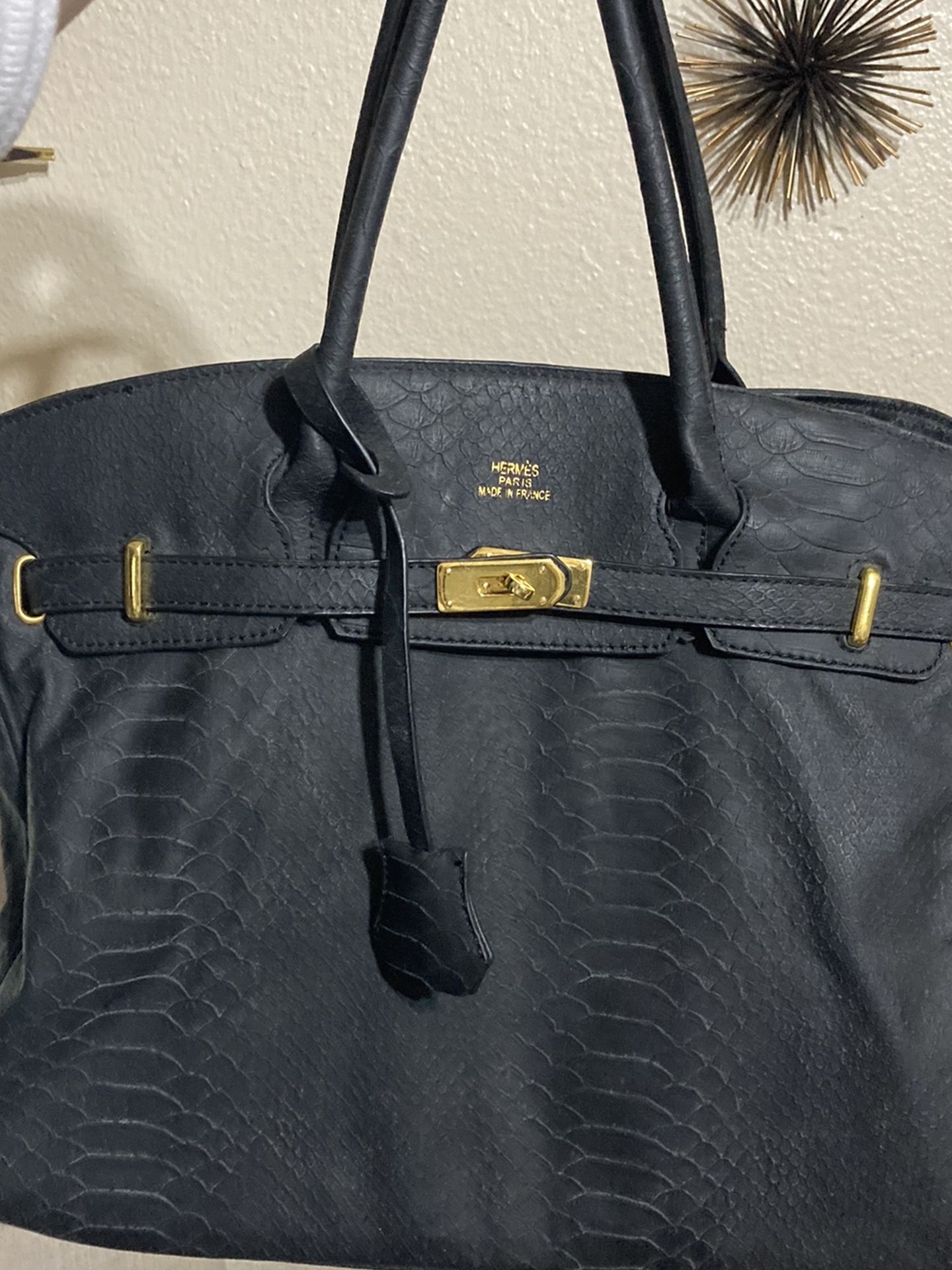Hermès Dupe Birkin Bag Black
