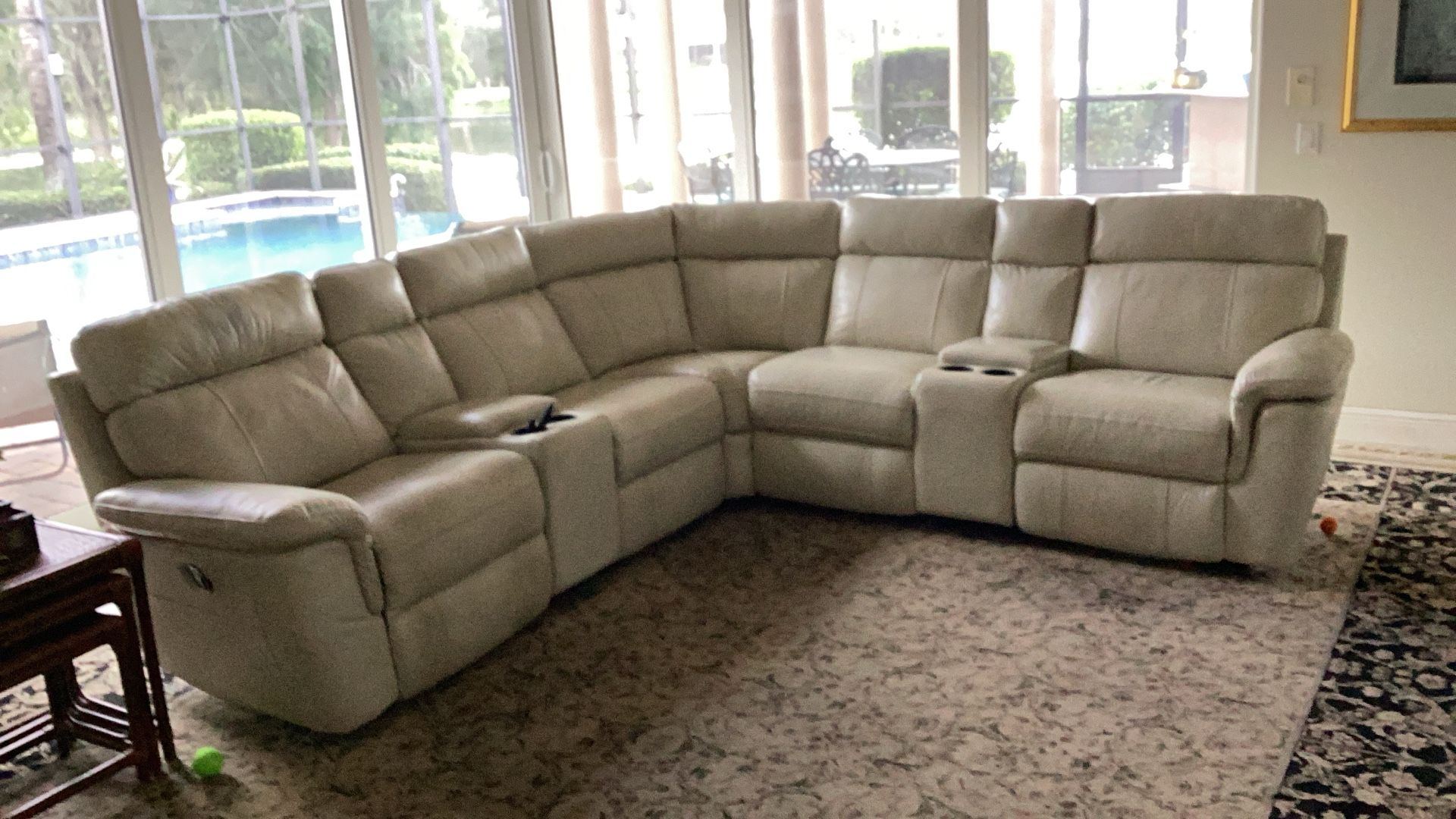 7 Piece Leather Sectional