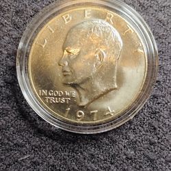 Eisenhower dollar coin