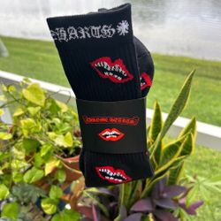 Chrome heart socks