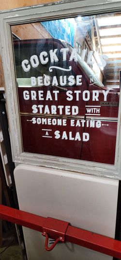 Mirror, cocktails