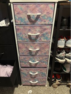 Tie dye dresser