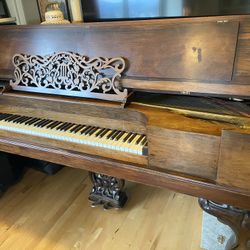 Weber Square Grand Piano Circa 1880