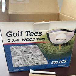  2.75” Wood Golf Tees Box of 500