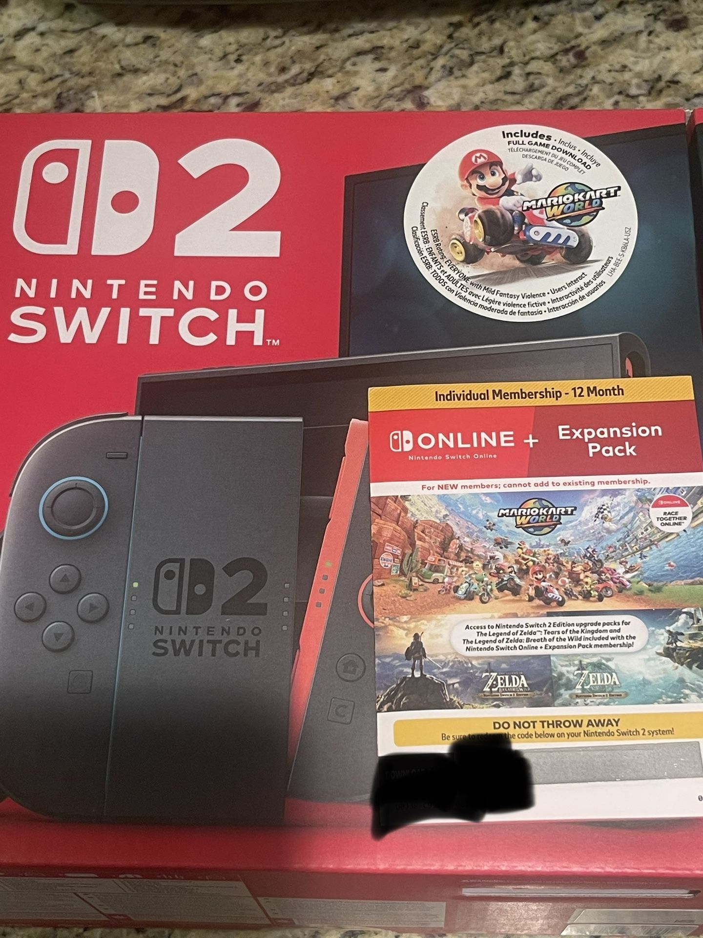 Nintendo Switch Bundle With 1 Year Online