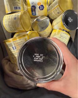 12 cans of Enfamil infant formula