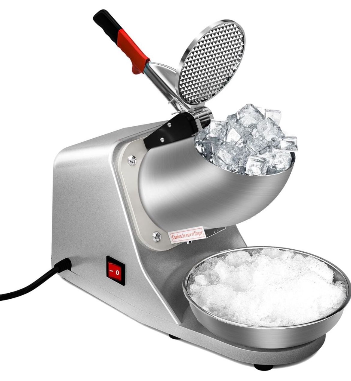 Electric Stainless Steel Ice Shaver Machine Snow Cone Maker