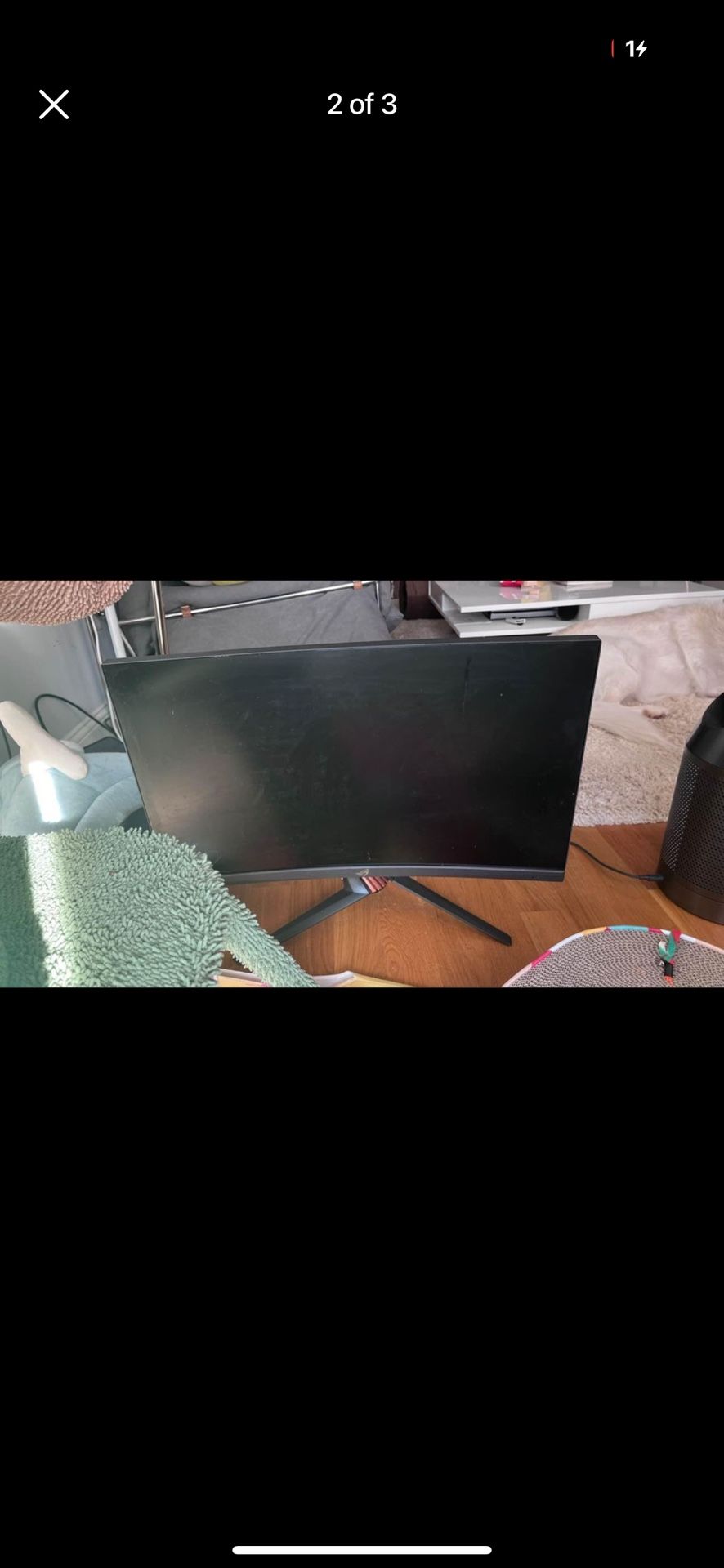 Asus 27 Inch Curved Monitor 2560x1440p