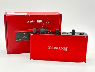 Focusrite Scarlett 2i2 USB Audio Interface - Used, Untested With Box