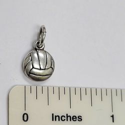 RETIRED James Avery Sterling Silver Volleyball Charm