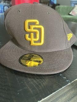 Items Officially Licensed Gear San Diego Padres New Era Authentic Collection On-Field 59FIFTY Fitted Hat - Brown