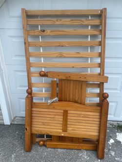 Wooden Single Bed Frame