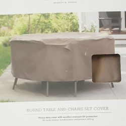 Round Table N Chair Set Cover