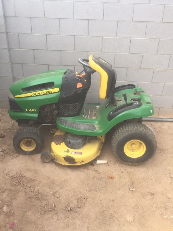 John deer LA115 Riding mower for Sale in San Tan Valley, AZ OfferUp