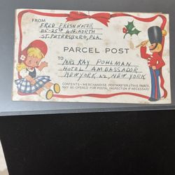 Vintage Parcel Post Postcard 