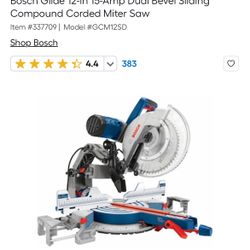 Used Bosch Chop Saw