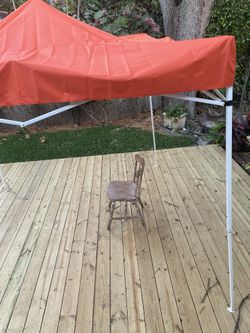 10 X 10 Slant Leg Canopy Orange Carpa