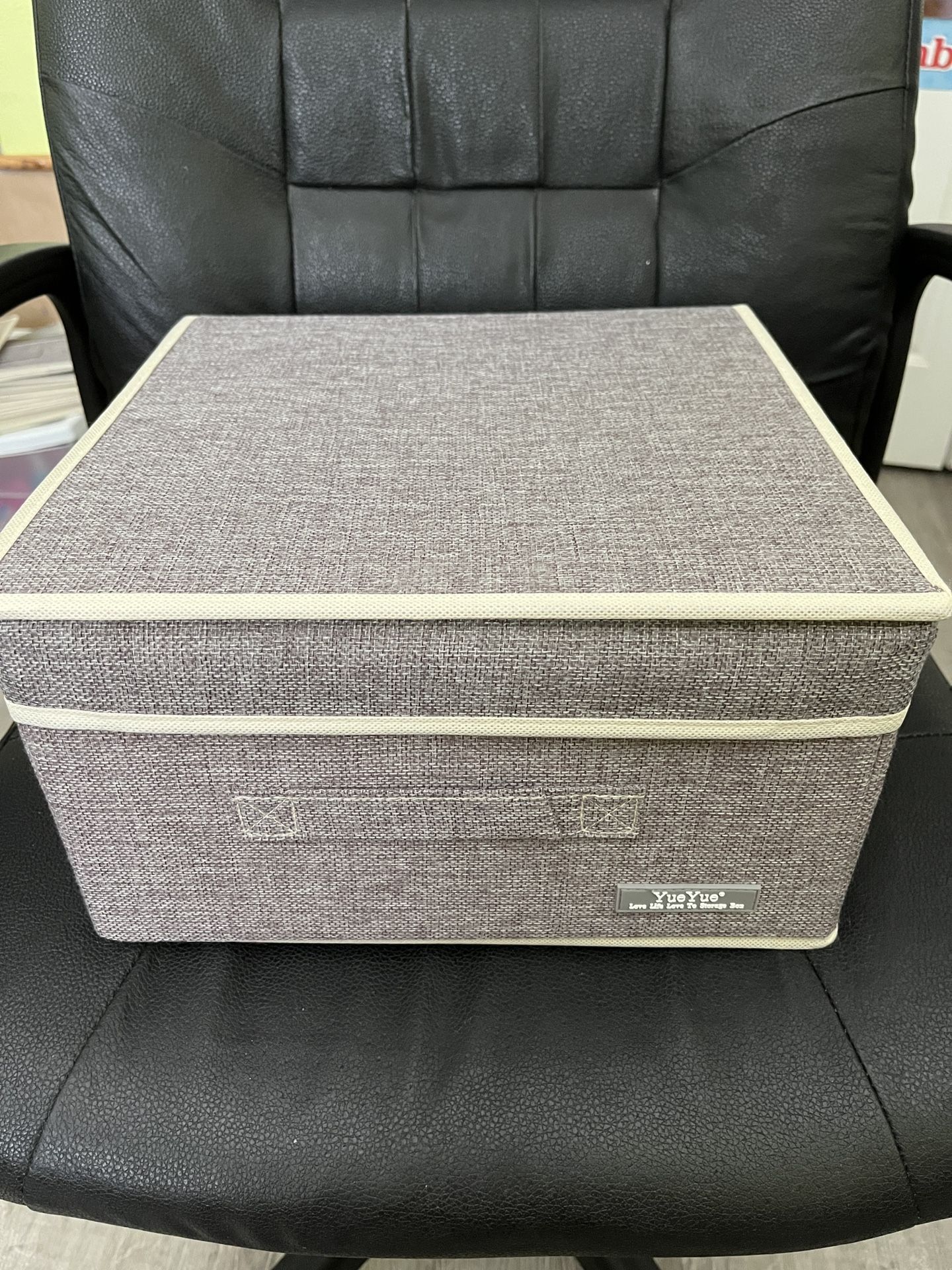 Yue Yue Yue 4 Pack Small Fabric Storage Box With Lids (new)