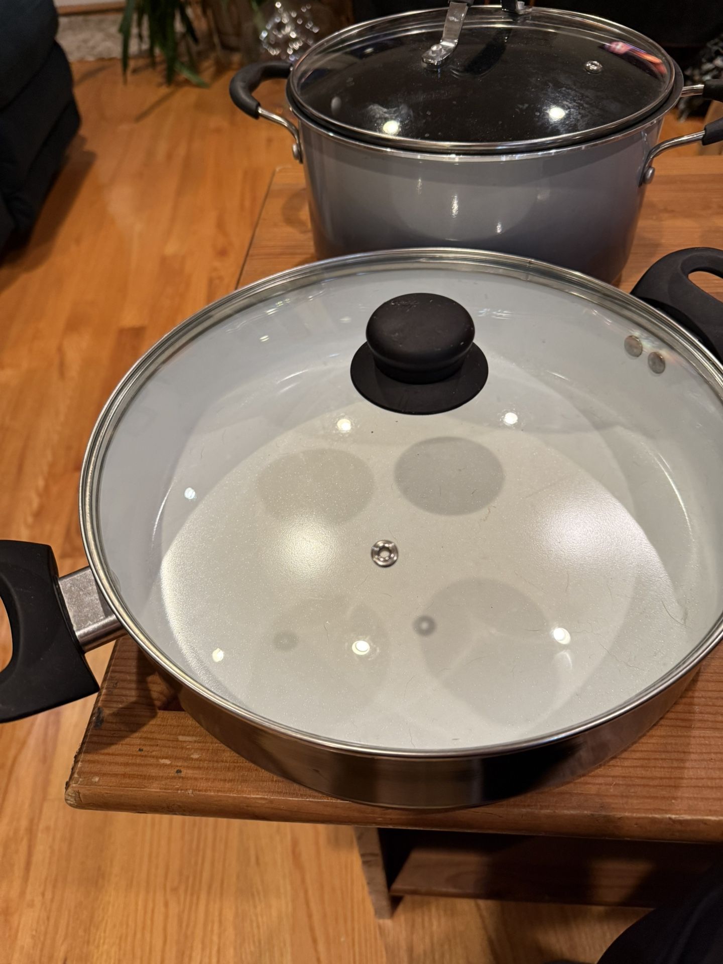 Sharper Image Fry Pan With Cover