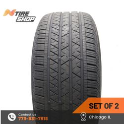 Set of 2 Used  9/32    275/45R20  110V  Continental  CrossContact LX Sport T1 ContiSilent