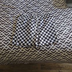 Checkered Active Shorts