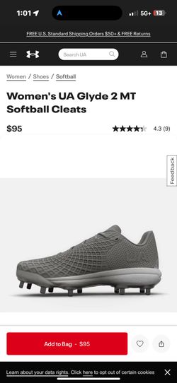 Womens Metal Cleats