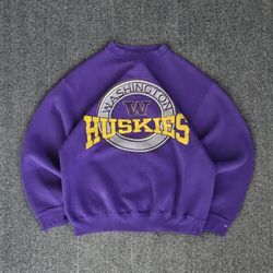 Savvy Unisex Washington Huskies Crewneck Size Large 