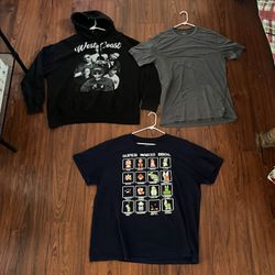 Men’s Hoodie and Nike Compression Shirt size XXL