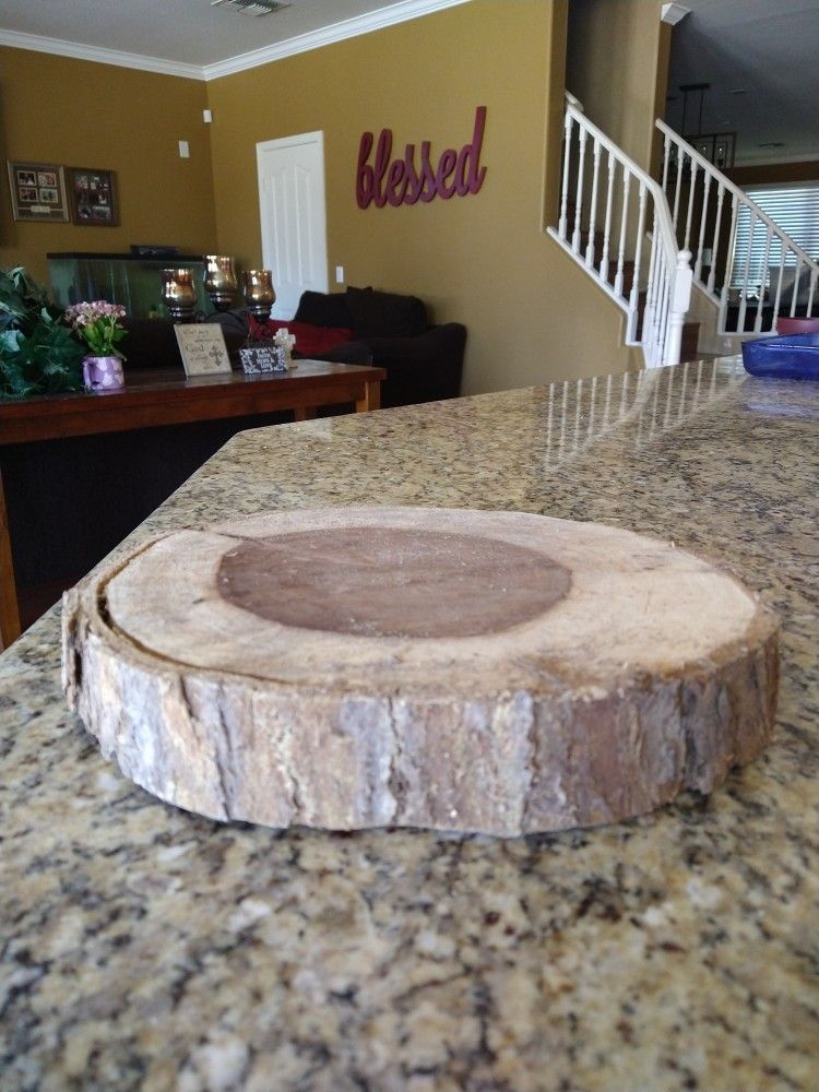 wood slices for table decor