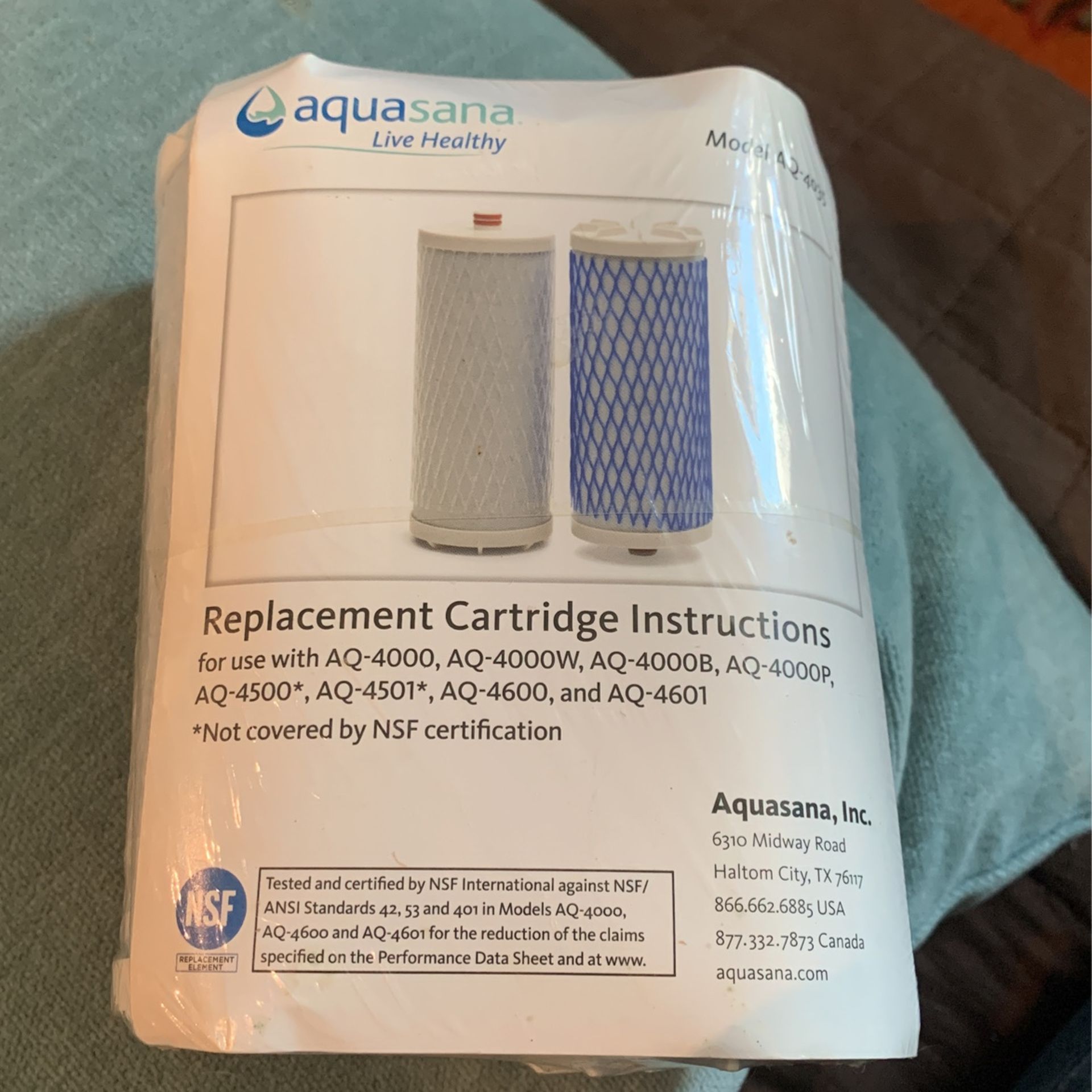 Aquasana Model AQ-4035 Replacement Cartridge