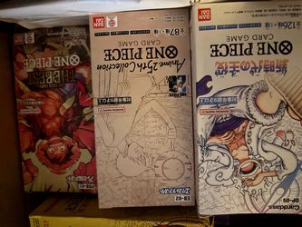 One piece op 05 Japanese booster box + Eb 02 and PRB 01 boxes