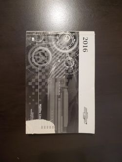 2016 Chevy Malibu GM Manuel