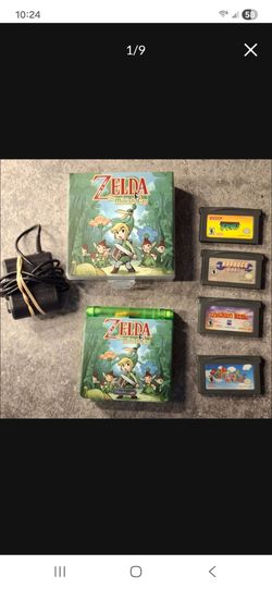 Game Boy Advance SP Zelda Minish Cap Bundle