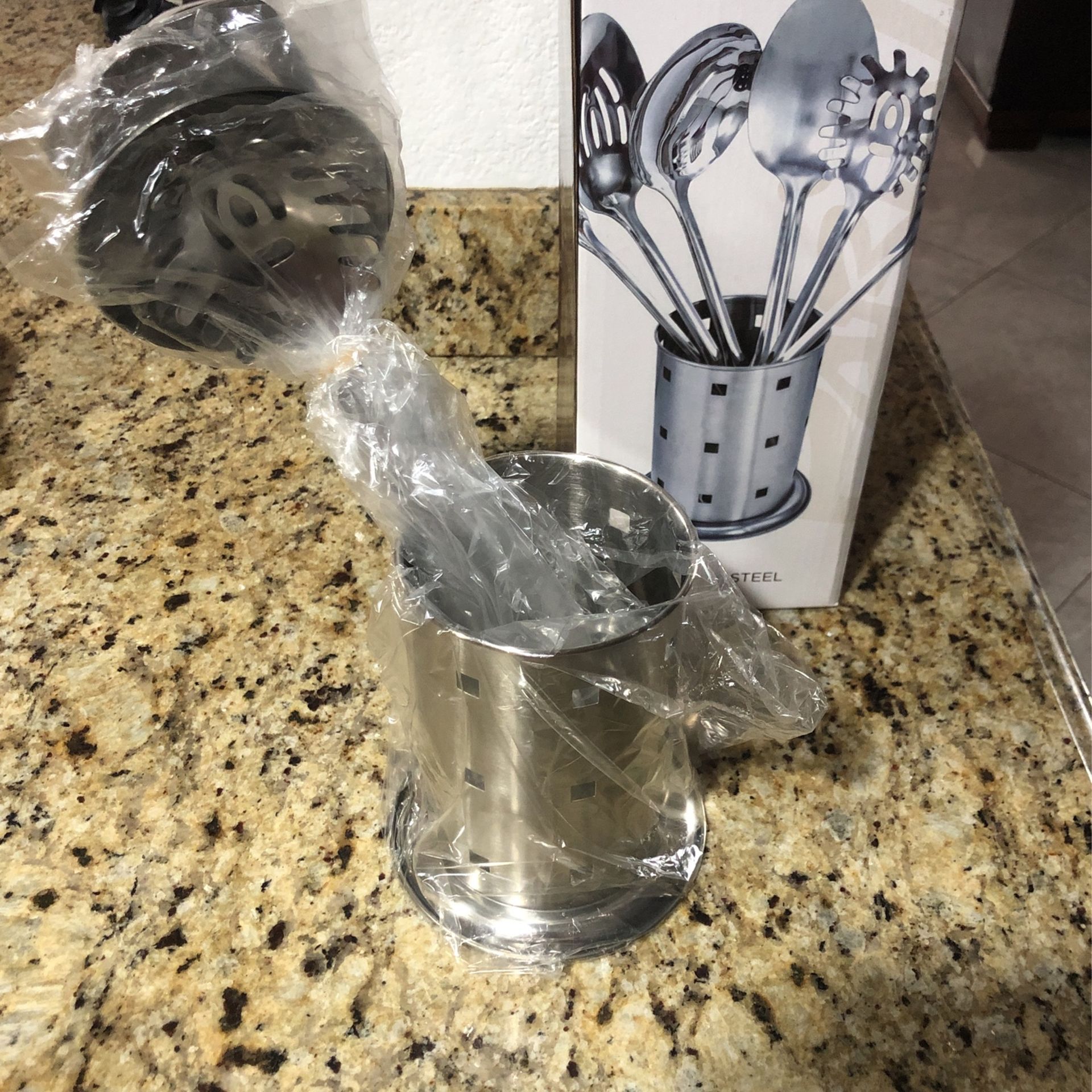 7 Piece Stainless Steel Utensil Set