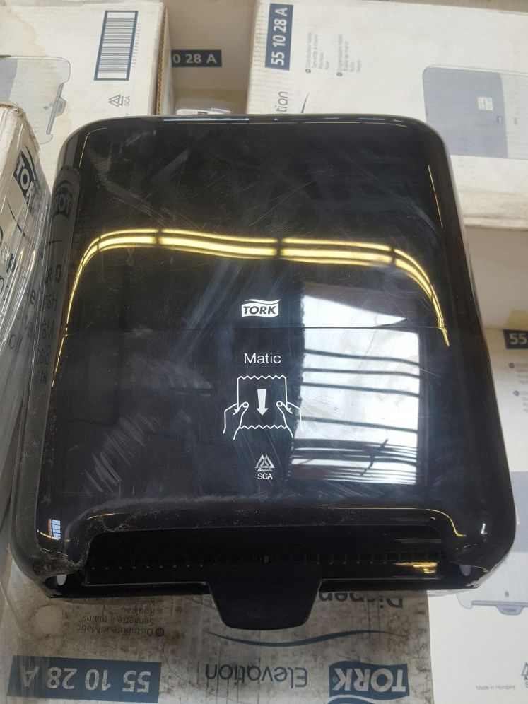 Tork Matic Elevation Black Hand Towel Roll Dispenser - H1 System