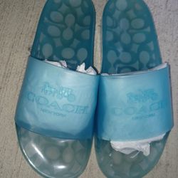 Coach Pool Slides Size 7