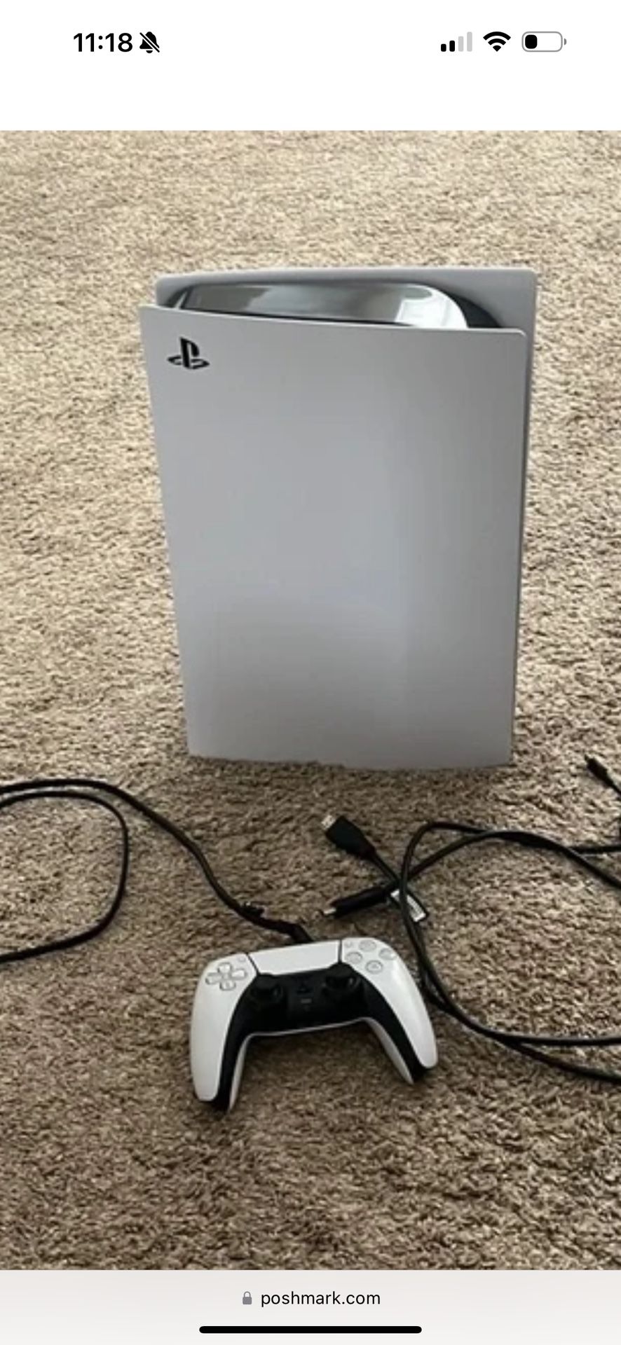 Ps5 With Disk And 3 Games  OBO 