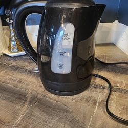 Black Electric Kettle 1 Liter 