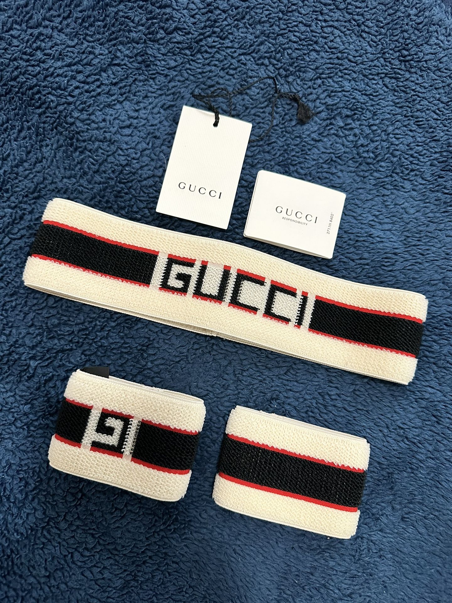 New Gucci Headband With Cuff Set