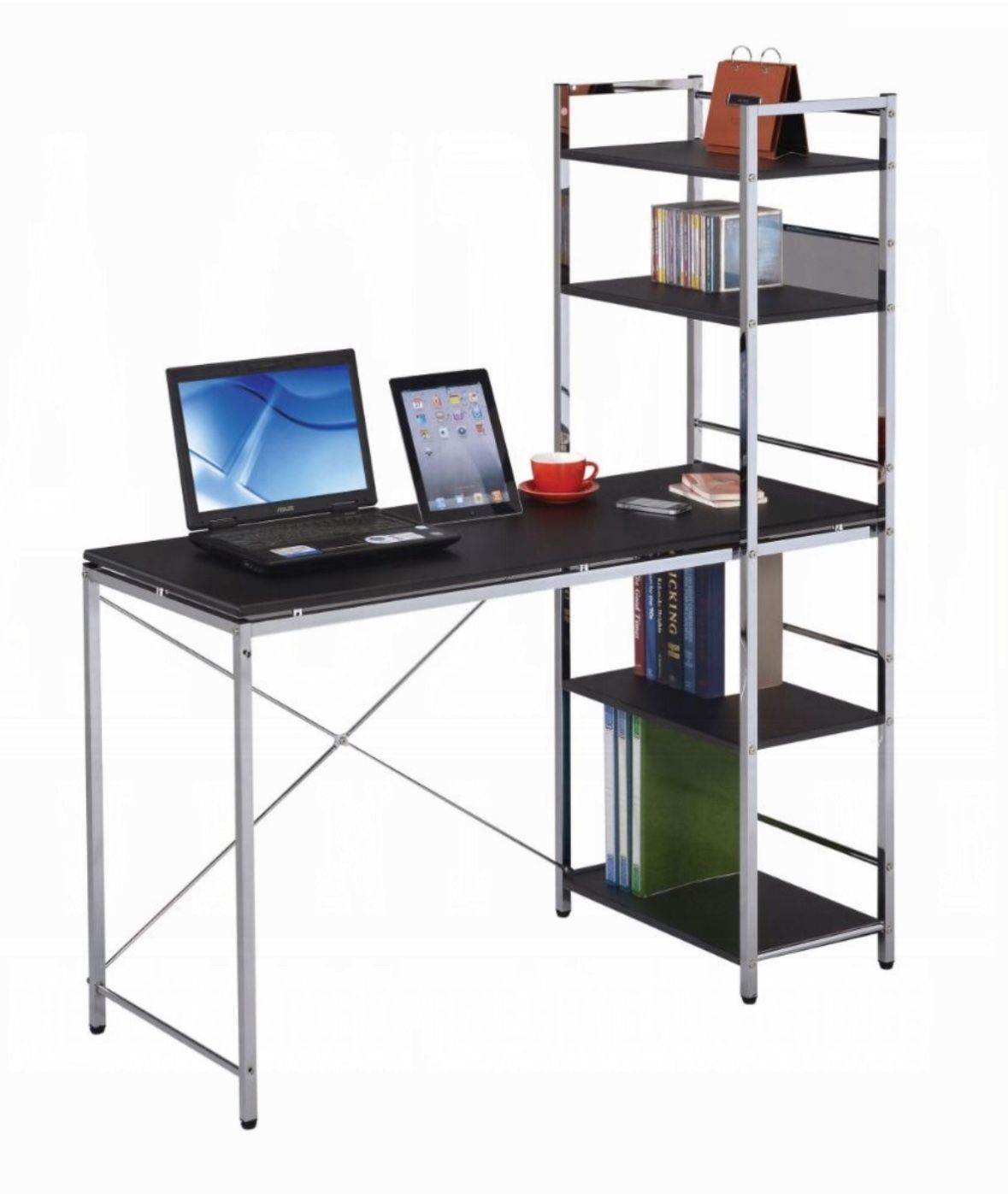 Writing Desk With Shelves