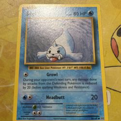Seel Pokémon Card 28/108