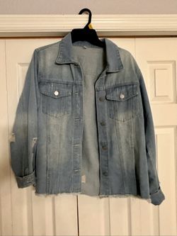 Ladies Large Denim Jacket