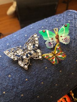 Butterflies brooches