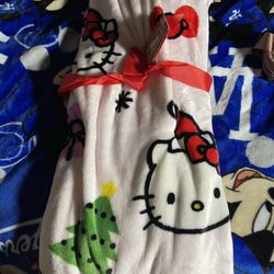 Pink Hello Kitty Christmas Blanket!