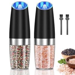 Electric Salt and Pepper Grinder Set