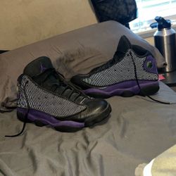 Jordan 13 Black Court Purple 