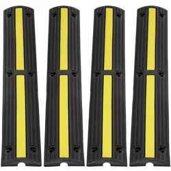 VEVOR 4PCS Floor Cable Protector Ramp 3.28 ft 1 Channel New