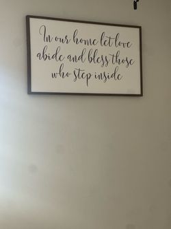 Wall sign decor